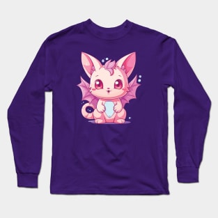 Kawaii Dragon Cat Long Sleeve T-Shirt